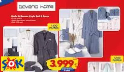 Baveno Home Havlu&Bornoz Çeyiz Seti 8 Parça