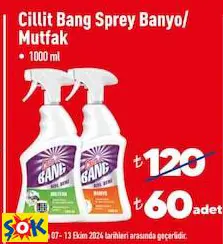 Cillit Bang Sprey Banyo/Mutfak 1000 Ml