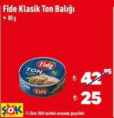 Fide Klasik Ton Balığı 80 g