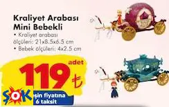 Gokidy Oyuncak Kraliyet Arabası Mini Bebekli