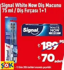 Signal White Now Diş Macunu 75 Ml/Diş Fırçası 1+1