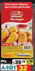 Lezita Piliç Nugget 300 G