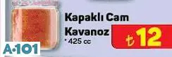 Kapaklı Cam Kavanoz 425 Cc