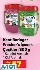 Kent Booringer Fresher's İçeçek Çeşitleri 300 G