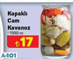 Lav Kapaklı Cam Kavanoz 1000 Cc