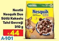 Nestle Nesquik Duo Sütlü Kakaolu Tahıl Gevreği 310 G