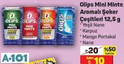 Olips Mini Mints Aromalı Şeker Çeşitleri 12.5 G