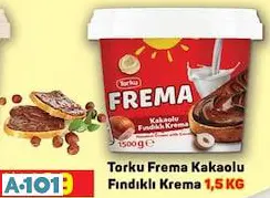 Torku Frema Kakaolu Fındıklı Krema 1.5 Kg