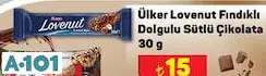 Ülker Lovenut Fındıklı Dolgulu Sütlü Çikolata 30 G