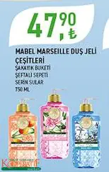 Mabel Marseille Duş Jeli Çeşitleri 750 Ml