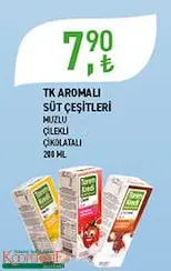 Tarım Kredi Birlik Aromalı Süt Çeşitleri 200 Ml