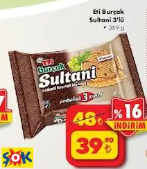 Eti Burçak Sultani 3'Lü 369 G