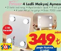 Forever 4 Ledli Makyaj Aynası