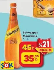 Schweppes Mandalina 1 l