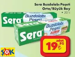 Sera Buzdolabı Poşeti 20'Li