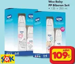 Wee Baby PP Biberon Seti 125 Ml + 250 Ml