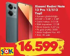 Xiaomi Redmi Note 13 Pro 12/512 Yeşil