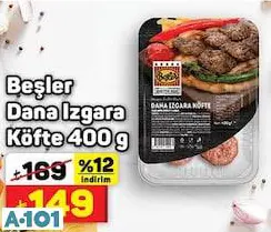 Beşler Dana Izgara Köfte 400 G