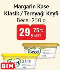 Becel Margarin Kase Klasik/Tereyağı Keyfi 250 G