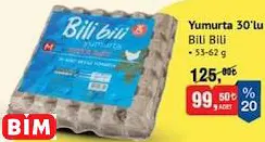 Bili Bili Yumurta 30'Lu 53-62 G