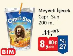 Capri Sun Meyveli İçecek 200 Ml