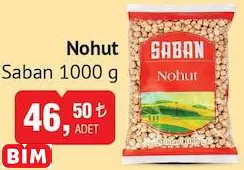 Saban Nohut 1000 G