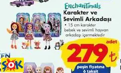 Enchantimals Karakter Ve Sevimli Arkadaşı Oyuncak