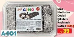 Cino Hindistan Cevizli Çikolata Kaplamalı Gofret 350 G