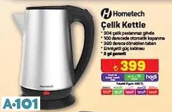 Hometech Çelik Kettle/Su Isıtıcı