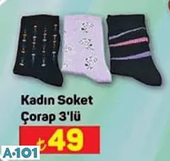 Kadın Soket Çorap 3'Lü