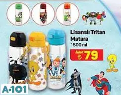 Lisanslı Tritan Matara 500 Ml Çeşitleri