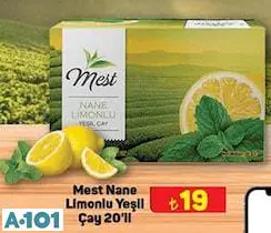 Mest Nane Limonlu Yeşil Çay 20'Li