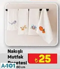 Nakışlı Mutfak Peçetesi