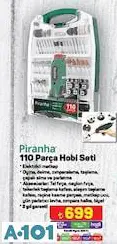 Piranha 110 Parça Hobi Seti