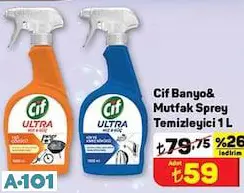 Cif Banyo&Mutfak Sprey Temizleyici 1 L