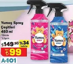 Yumoş Sprey Çeşitleri 450 Ml