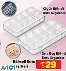 Bölmeli Kutu Çeşitleri/Adet