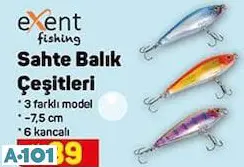 Exent Fishing Sahte Balık Çeşitleri