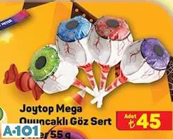 Joytop Mega Oyuncaklı Göz Sert Şeker 55 G