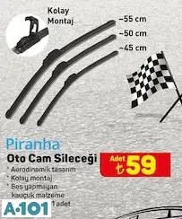 Piranha Oto Cam Sileceği Çeşitleri