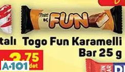 Togo Fun Karamelli Bar 25 G