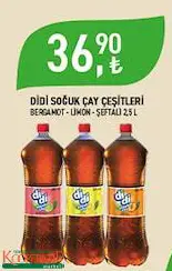 Didi Soğuk Çay Çeşitleri 2.5 L