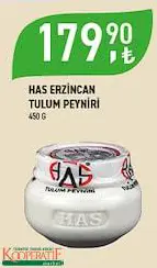 Has Erzincan Tulum Peyniri 450 G