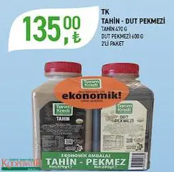 Tarım Kredi Birlik Tahin 470 G-Dut Pekmezi 600 G