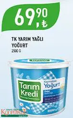 Tarım Kredi Birlik Yarım Yağlı Yoğurt 2500 G