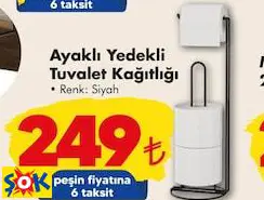 Metaltex Ayaklı Yedekli Tuvalet Kağıdı