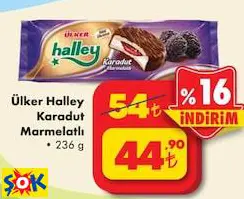 Ülker Halley Karadut Marmelatlı 236 G