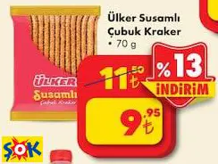 Ülker Susamlı Çubuk Kraker 70 G