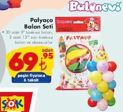 Balon Evi Palyaço Balon Seti