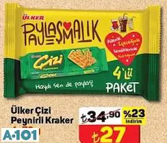 Ülker Çizi Kraker 4X70 G